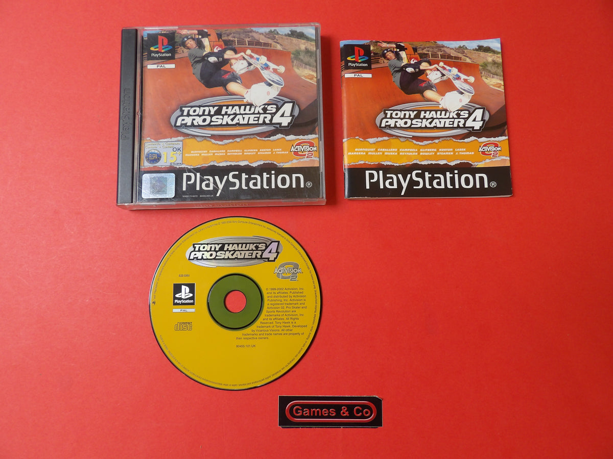 TONY HAWK'SCPRO SKATER 4 - PS1