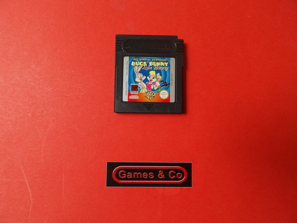 "HET WORTEL AVONTUUR" BUGS BUNNY & LOLA BUNNY - GAMEBOY