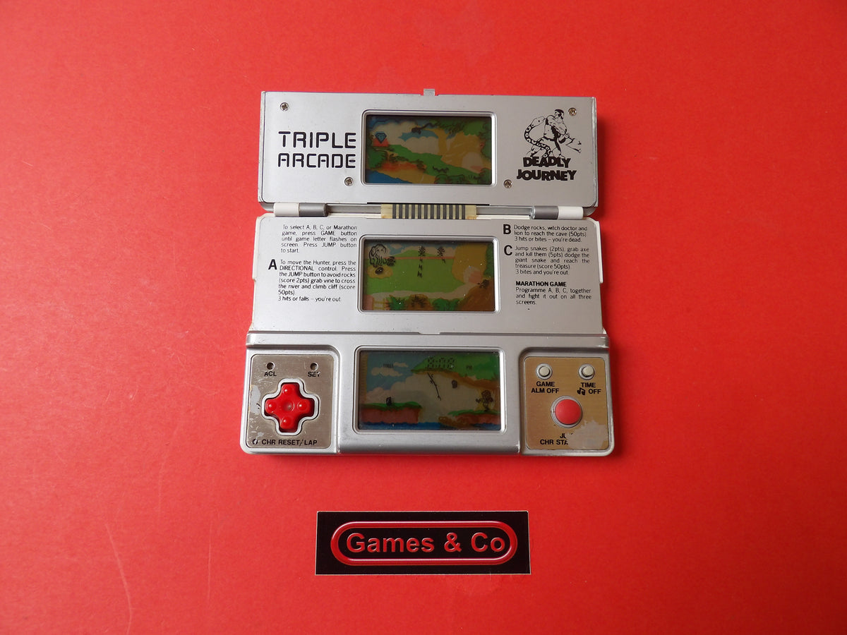 GAME & WATCH TRIPLE ARCADE DEADLY JOURNEY