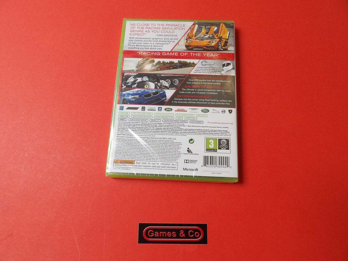 FORZA MOTORSPORT 4 RACING GAME OF THE YEAR EDITION - XBOX 360