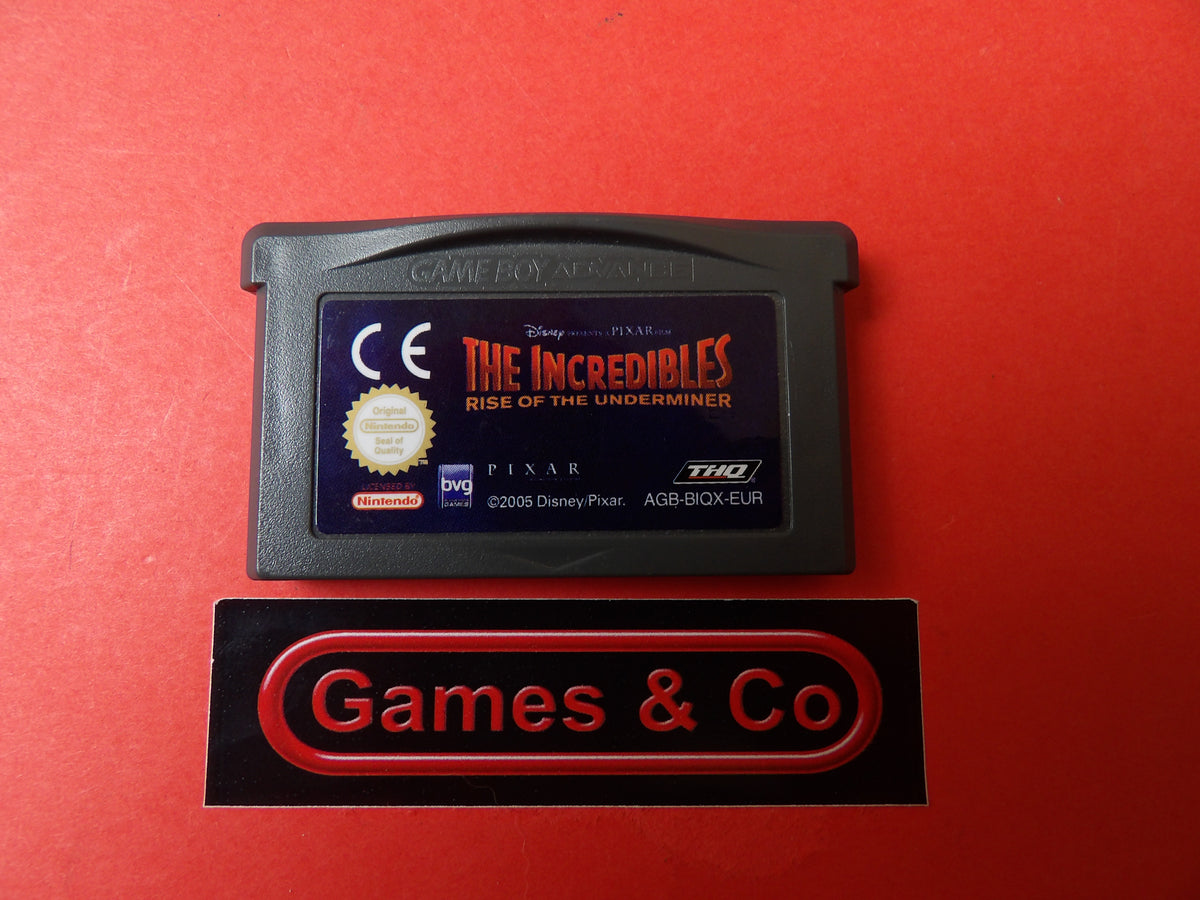 THE INCREDIBLES RISE OF THE UNDERMINER - NINTENDO GAMEBOY ADVANCE