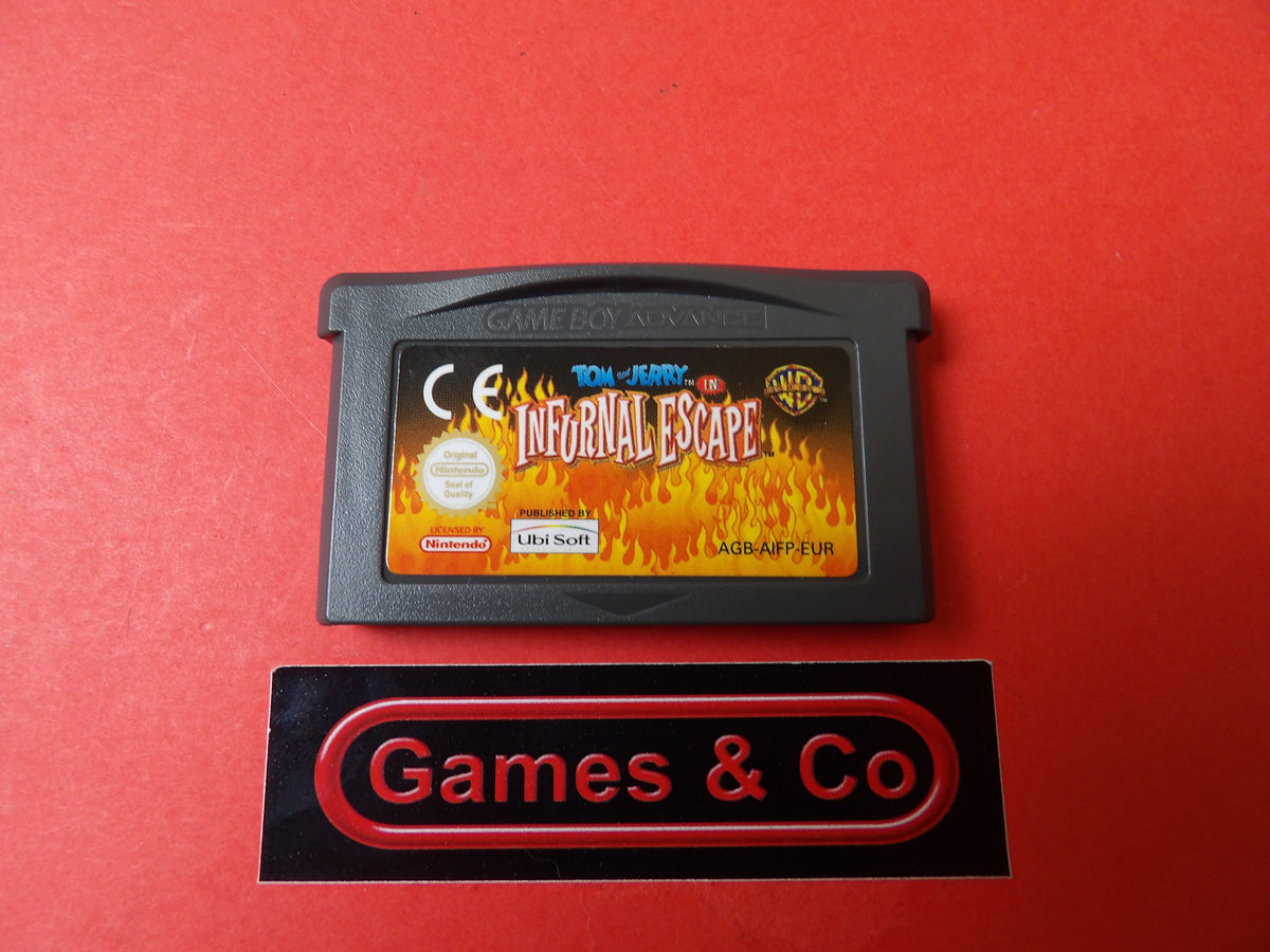 TOM AND JERRY IN INFURNAL ESCAPE - NINTENDO GAMEBOY ADVANCE