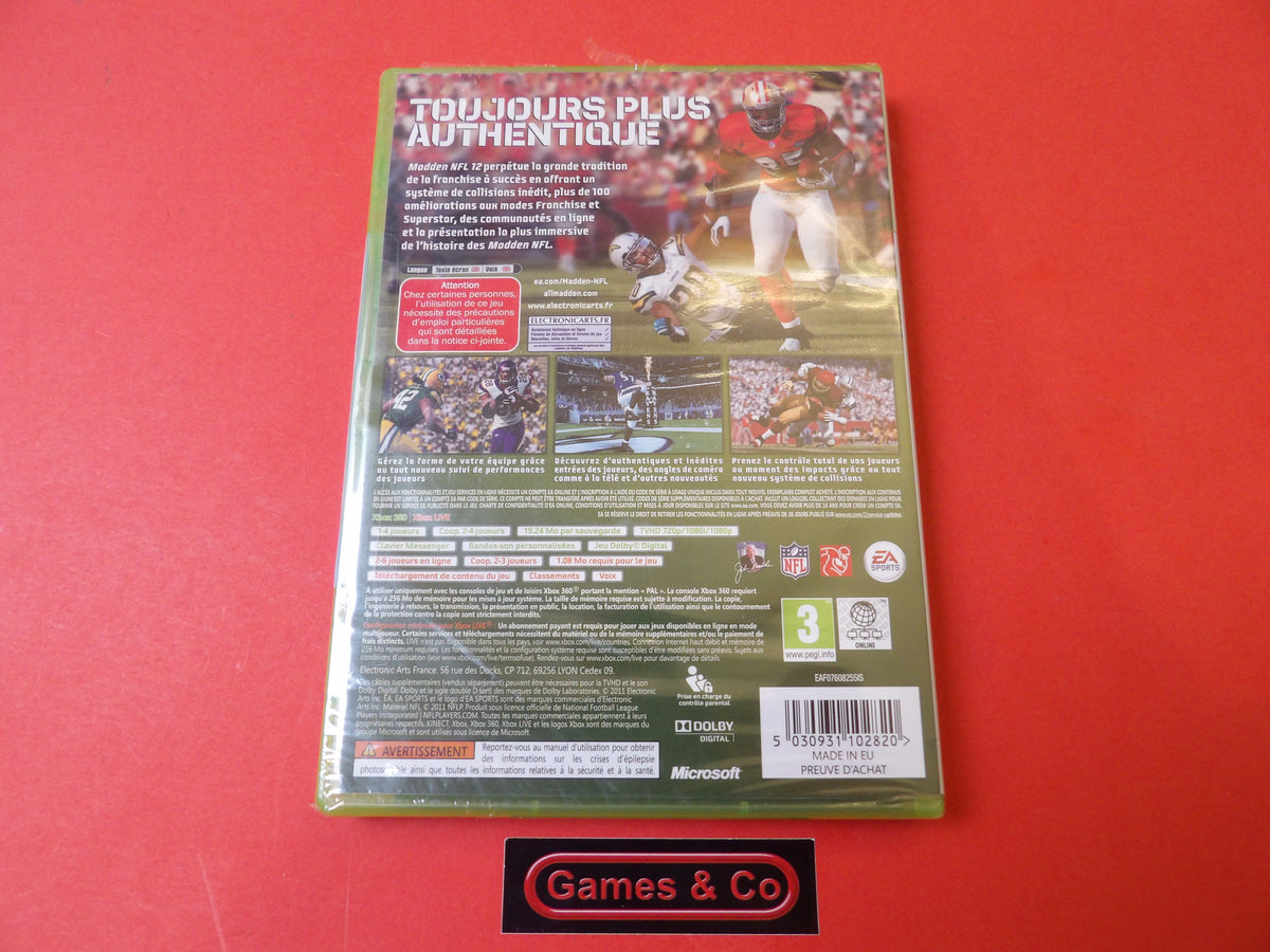 MADDEN 12 (FRANCAIS) - XBOX 360