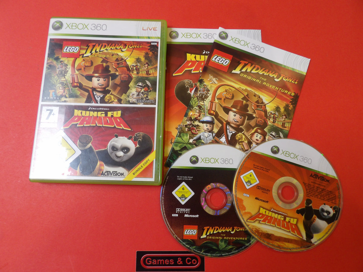 LEGO INDIANA JONES / KUNG FU PANDA - XBOX 360