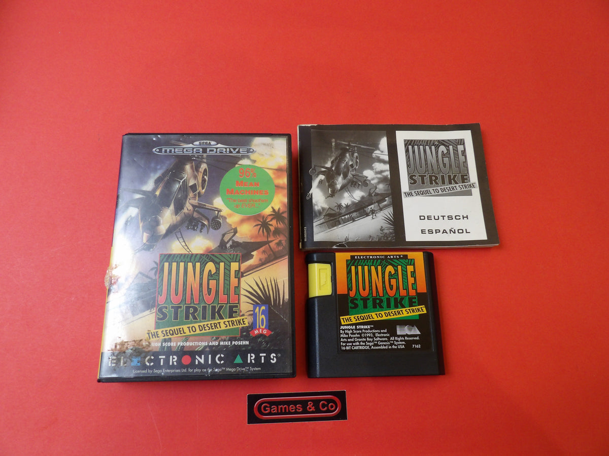 JUNGLE STRIKE - SEGA MEGA DRIVE