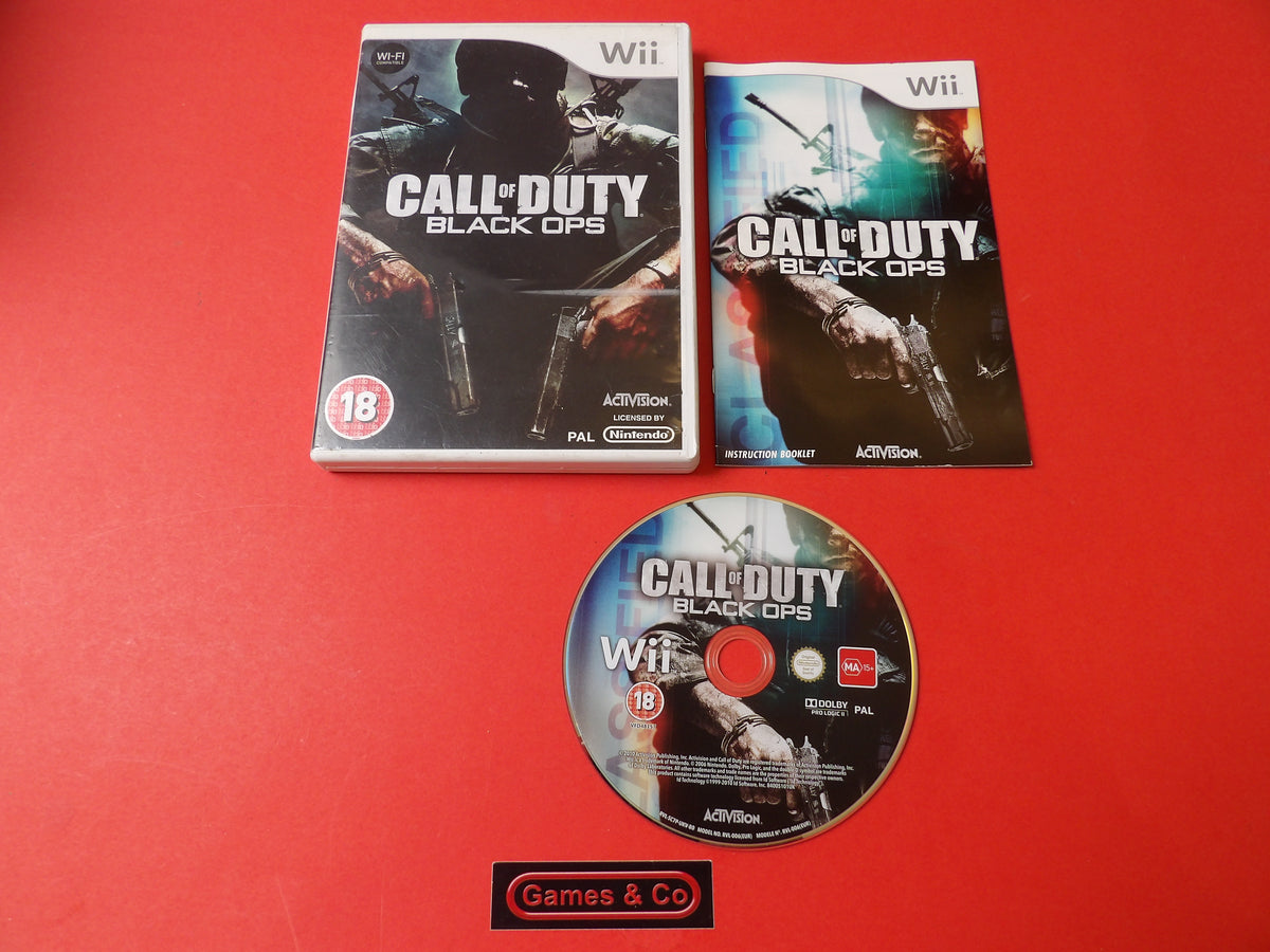 CALL OF DUTY BLACK OPS - NINTENDO WII