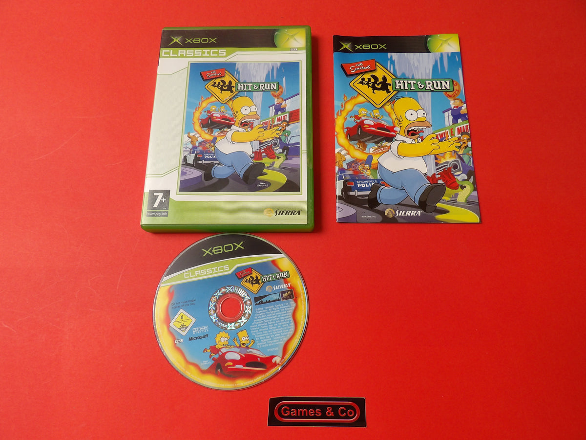 THE SIMPSONS HIT & RUN - XBOX CLASSIC
