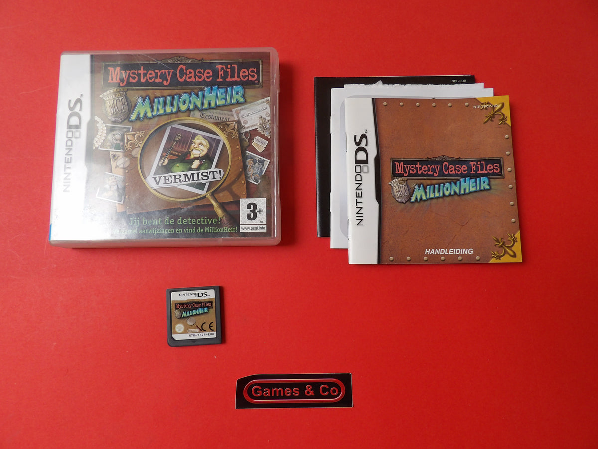 MYSTERY CASE FILES MILLIONHEIR - NINTENDO DS