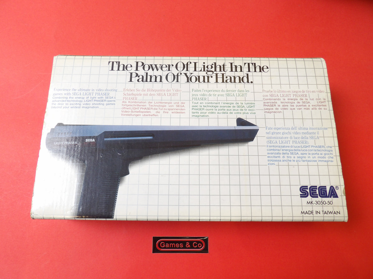 SEGA MASTER SYSTEM LIGHT PHASER CIB