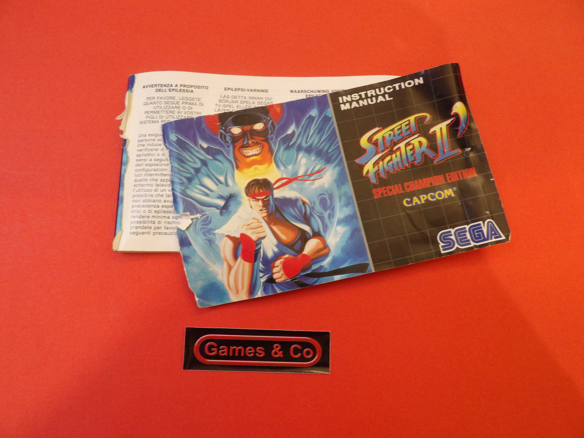 STREET FIGHTER II - SEGA MEGA DRIVE