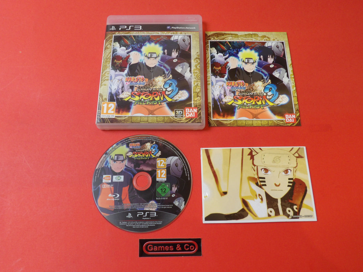NARUTO SHIPPUDEN ULTIMATE NINJA STORM 3 FULL BURST - PS3