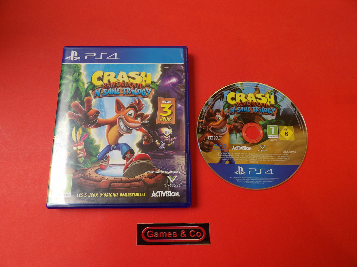 CRASH BANDICOOT N-SANE TRILOGY - PS4