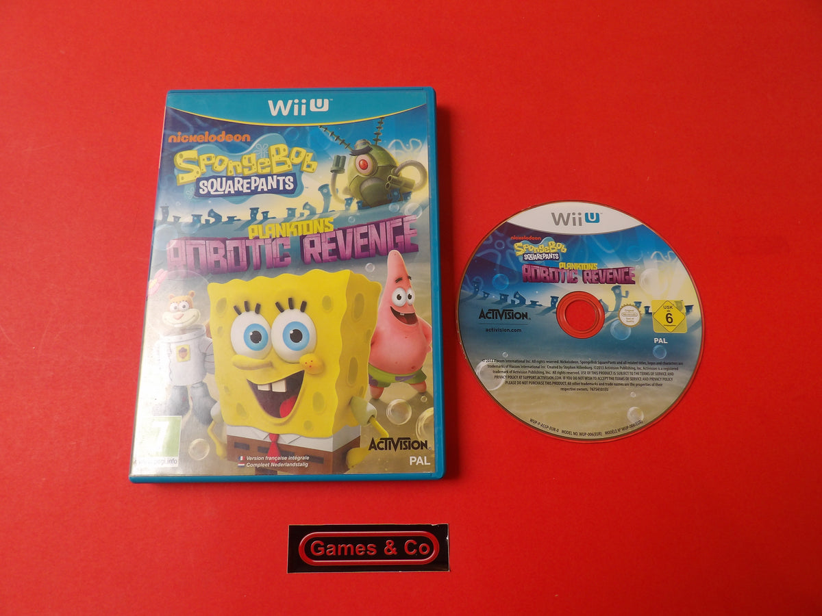 SPONGEBOB SQUARPANTS PLANKTONS ROBOTIC REVENGE - NINTENDO WIIU