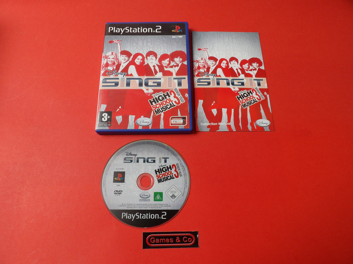 SING IT HIGH SCHOOL MUSICAL 3 SENIOR YEAR - PS2