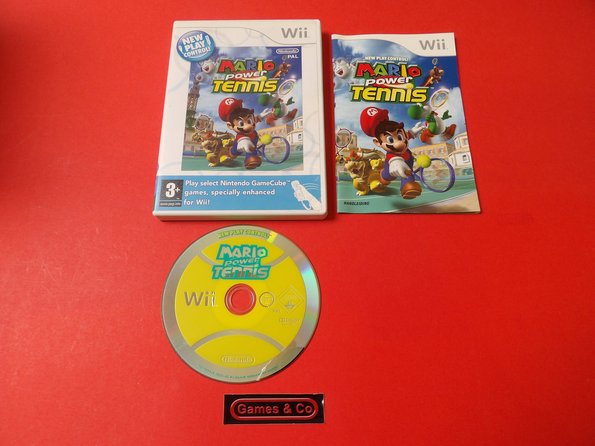 NEW PLAY CONTROL MARIO POWER TENNIS - NINTENDO WII