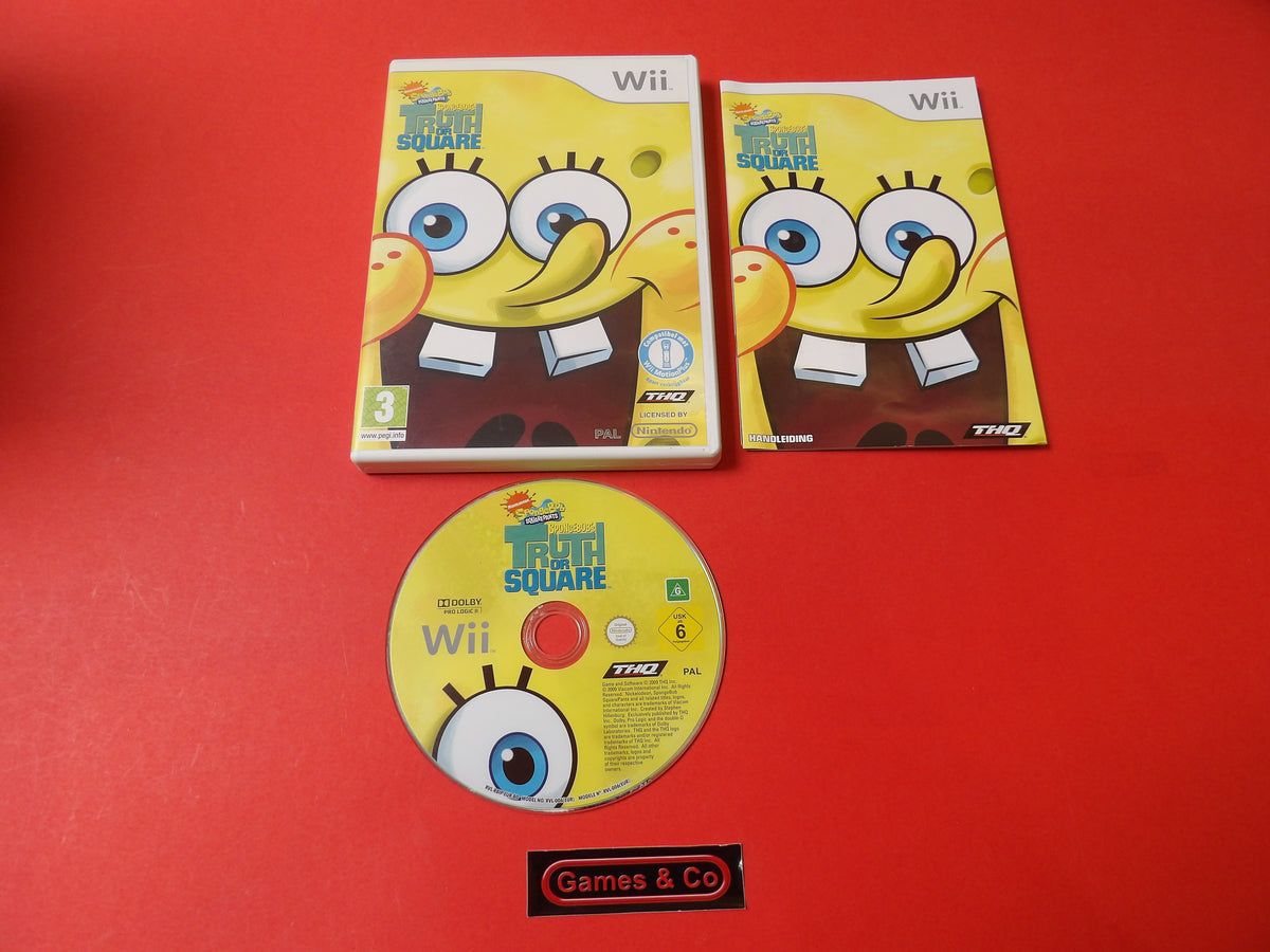 SPONGEBOB SQUARPANTS TRUTH OR SQUARE - NINTENDO WII