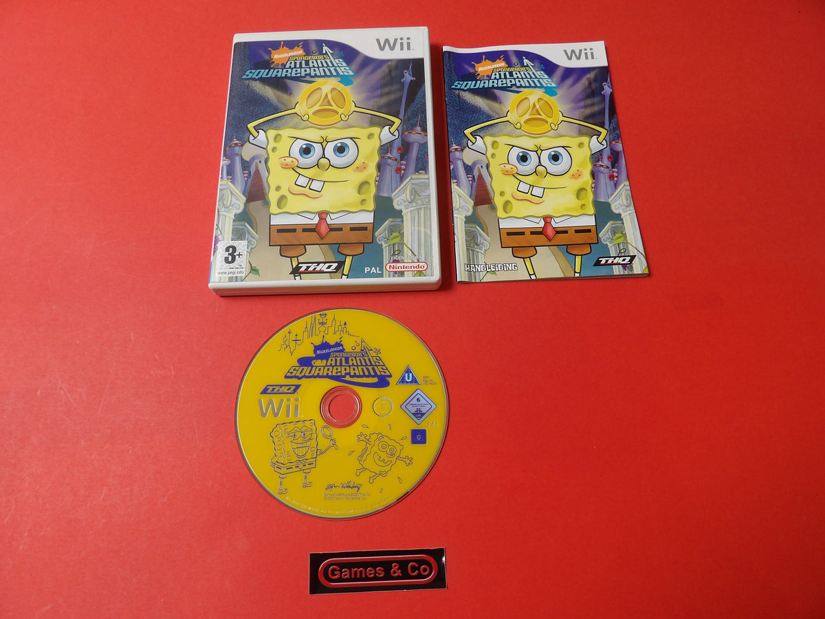 SPONGEBOB'S ATLANTIS SQUAREPANTIS - NINTENDO WII