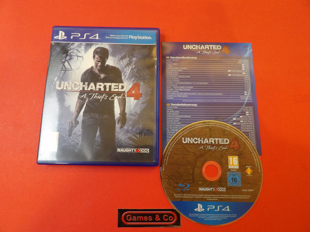 UNCHARTED 4 A THIEFS END - PLAYSTATION 4