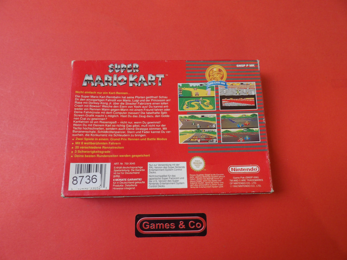 SUPER MARIO KART - SNES