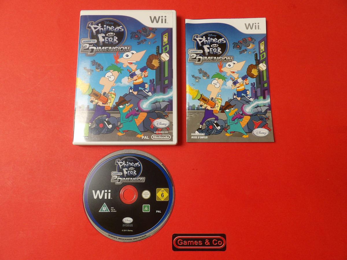 PHINEAS AND FERB ACROSS THE 2ND DEIMENSION - NINTENDO WII