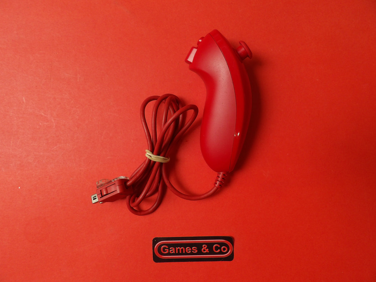 NINTENDO Wii NUNCHUCK RED
