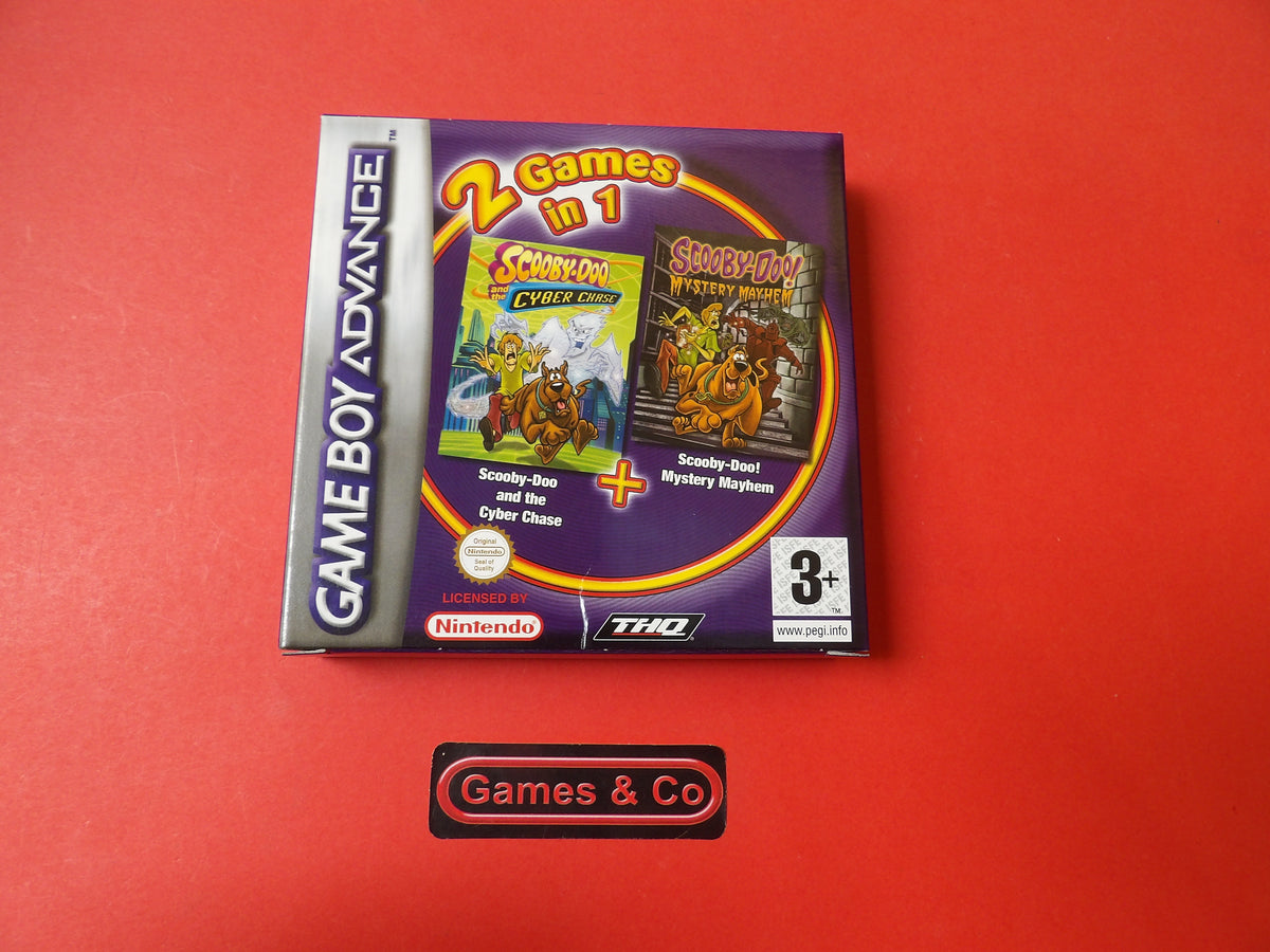SCOOBY-DOO AND THE CYBER CHASE/ SCOOBY DOO MYSTERIE MAYHEM - GAME BOY ADVANCE