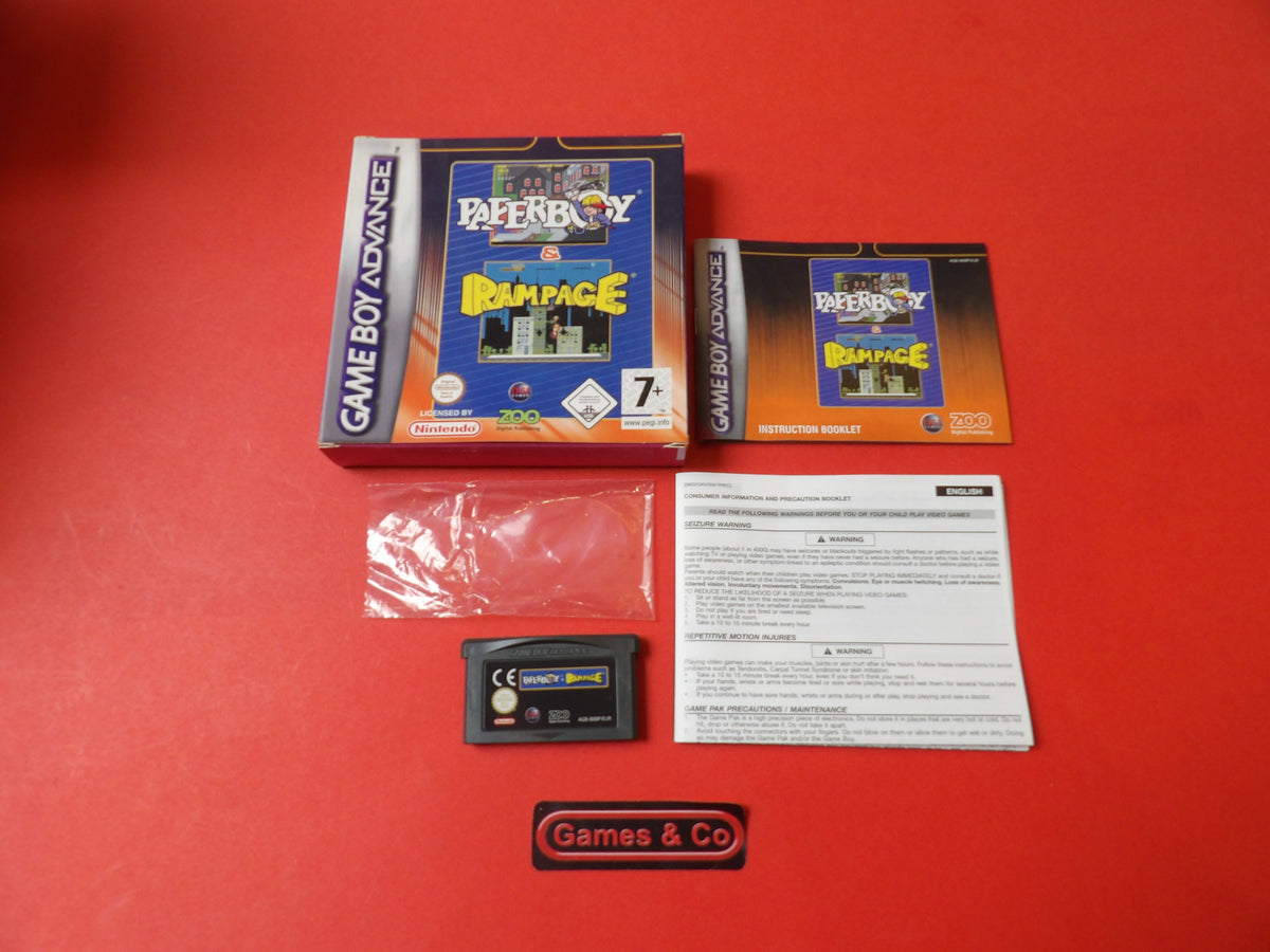 PAPERBOY EN RAMPAGE - GAME BOY ADVANCE