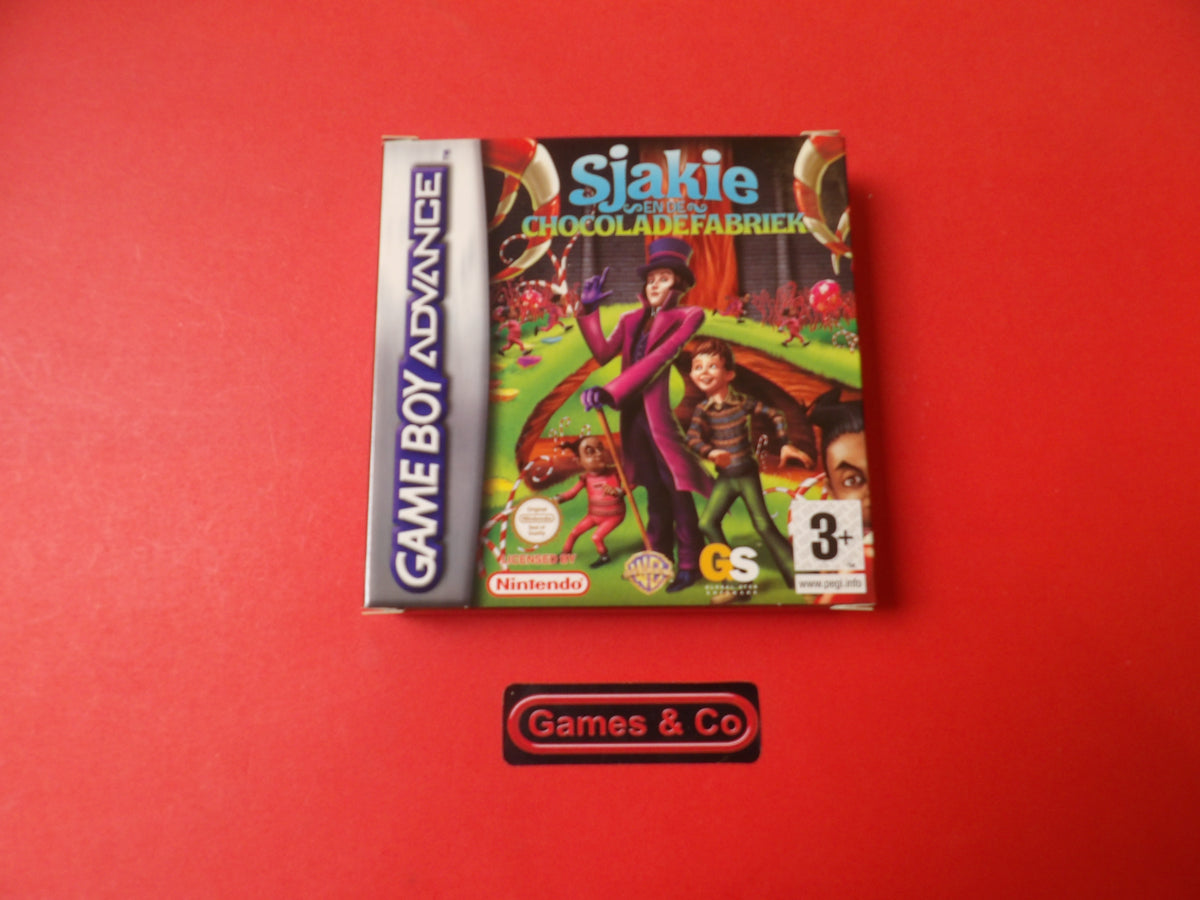 SJAKIE EN DE CHOCOLADEFABRIEK- GAME BOY ADVANCE