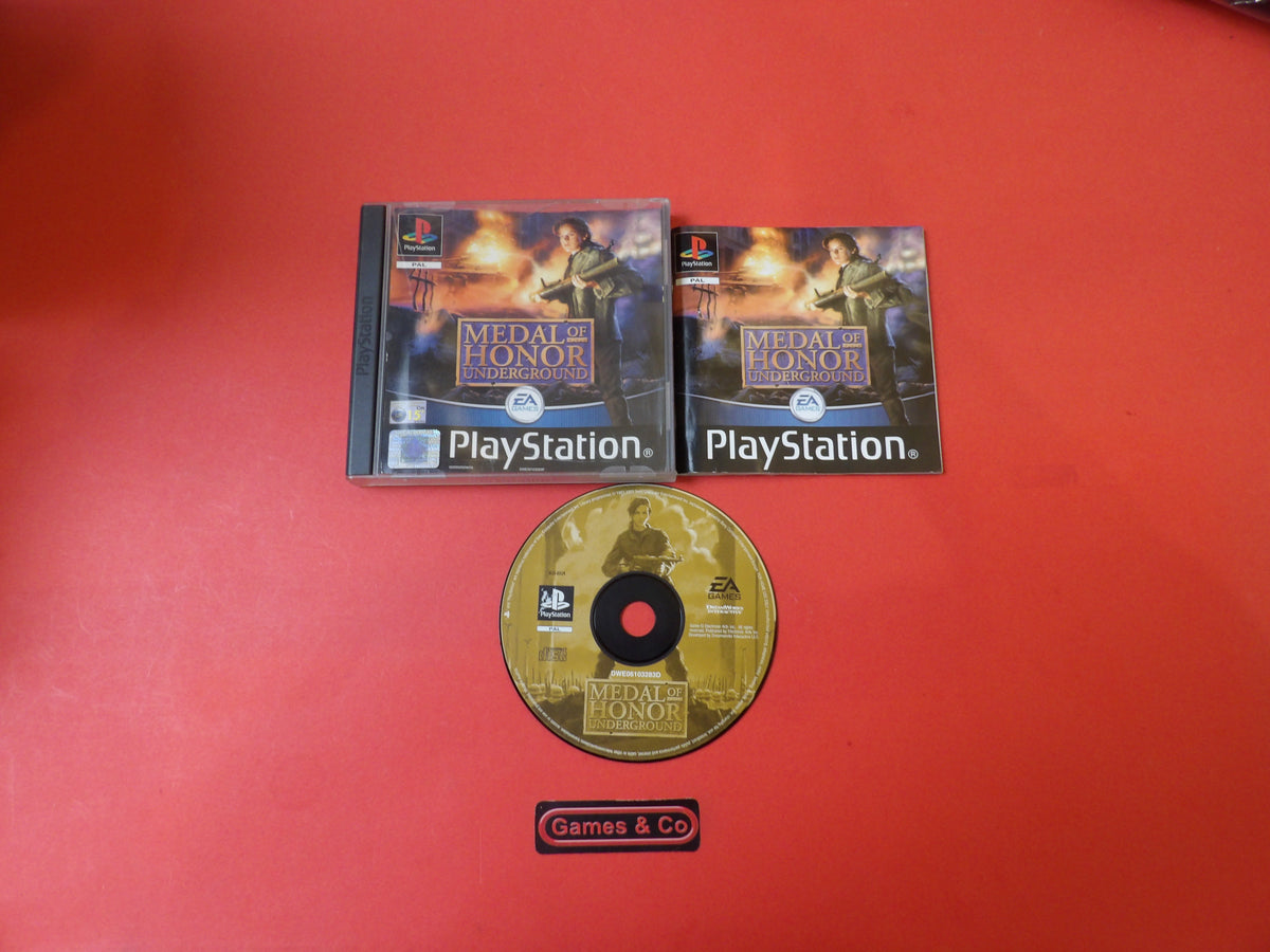 MEDAL OF HONOR UNDERGROUND - PLAYSTATION 1