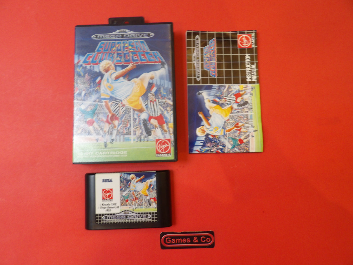 EUROPEAN CLUB SOCCER - SEGA MEGA DRIVE