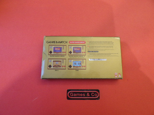 Game & Watch Ball Nintendo handheld console with color screen and Super Mario Bros features.