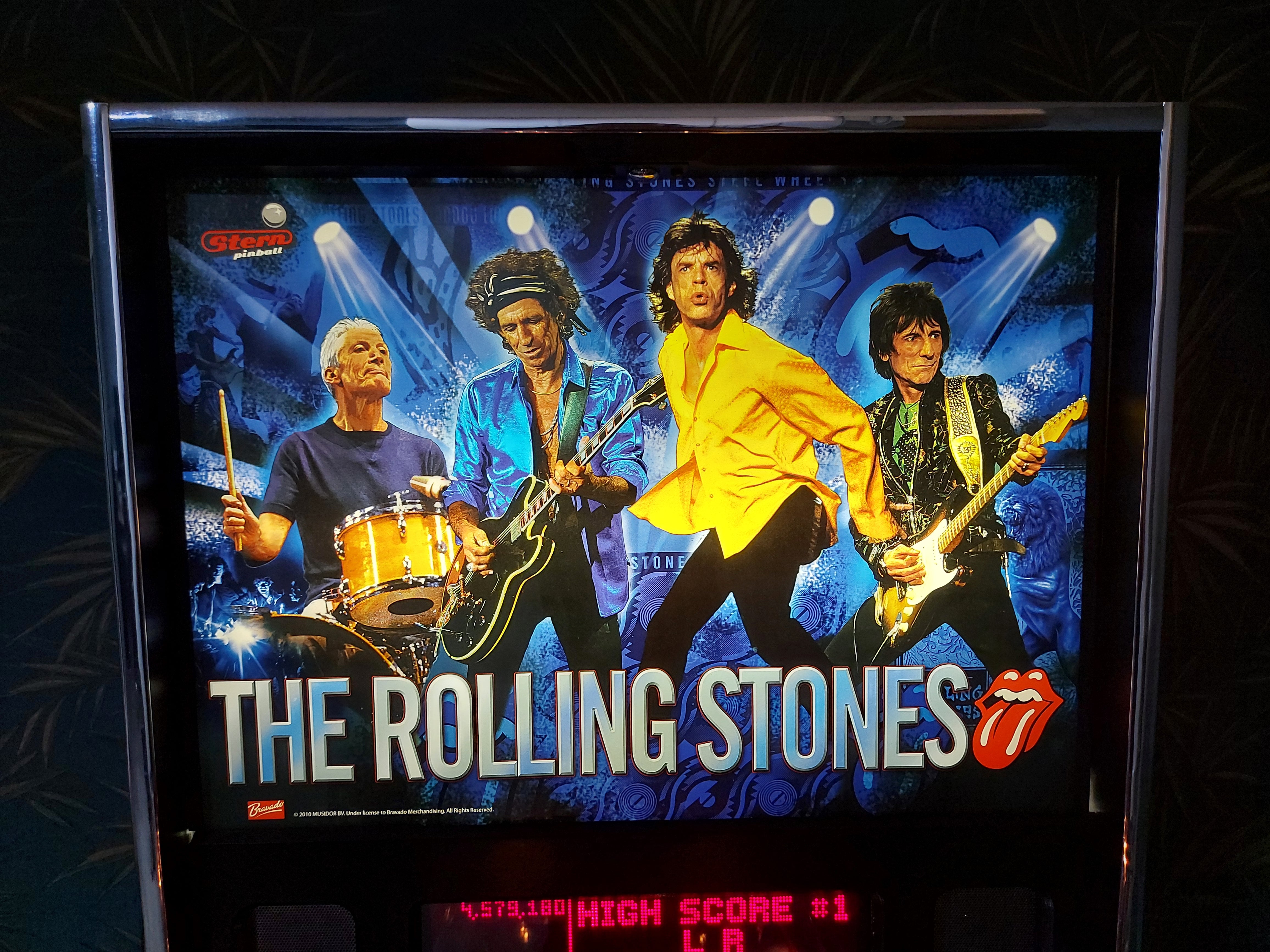 THE ROLLING STONES STERN PINBALL MACHINE GAMES&CO OOSTENDE