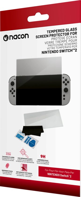 Tempered Glass Screen Protector for Nintendo Switch 2