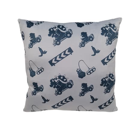 Mario Kart - Mario vs Bowser Dubbelgezicht Kussen (40x40cm)