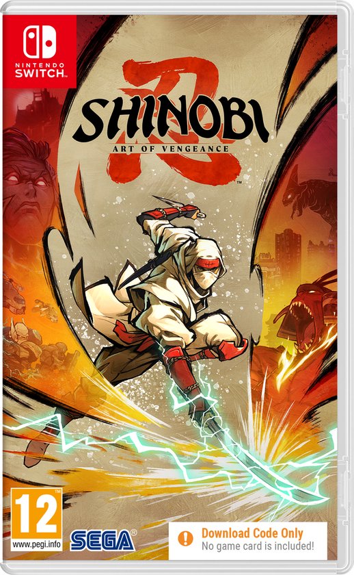 Shinobi: Art of Vengeance - Nintendo Switch - Code in a box