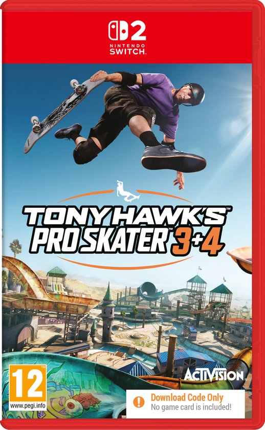 Tony Hawk Pro Skater 3+4 - Nintendo Switch 2 - Code in a box