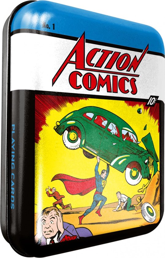 DC Comics Tins - Action Comics #1 - Playing Cards Tin box