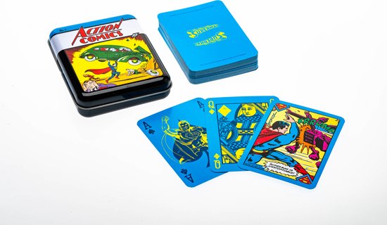 DC Comics Tins - Action Comics #1 - Playing Cards Tin box