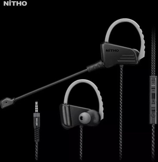 Nitho - Esportsoordopjes Echo 3,5mm voor PS4/PS5, Xbox One, Xbox Series X|S, Nintendo Switch en PC