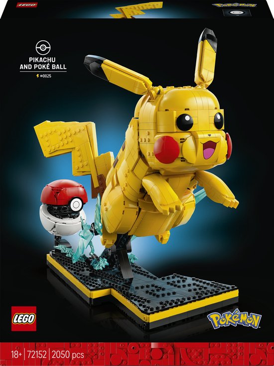 LEGO Pikachu en Pokéball 72152