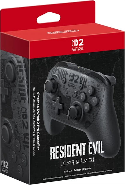 Nintendo Switch 2-Pro-controller Resident Evil Requiem Edition