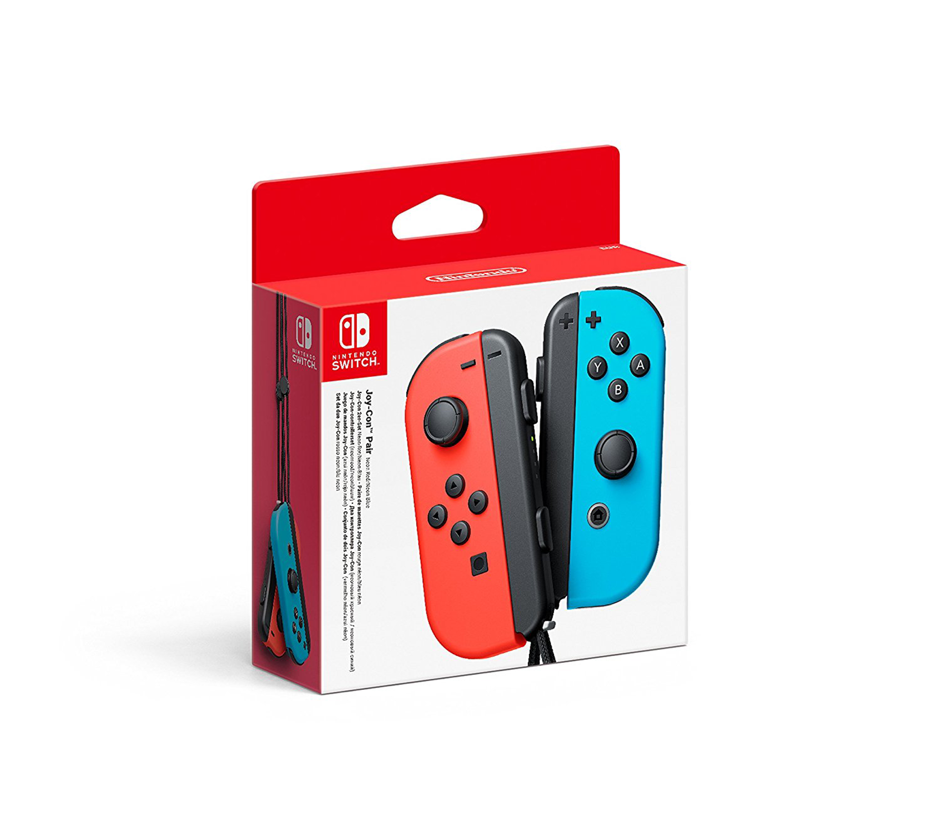 Nintendo Switch Joy-Con Pair Neon Red - Neon Blue