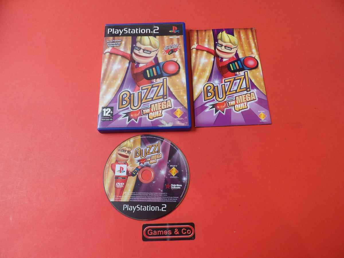 Playstation 2 Buzz! the mega quiz