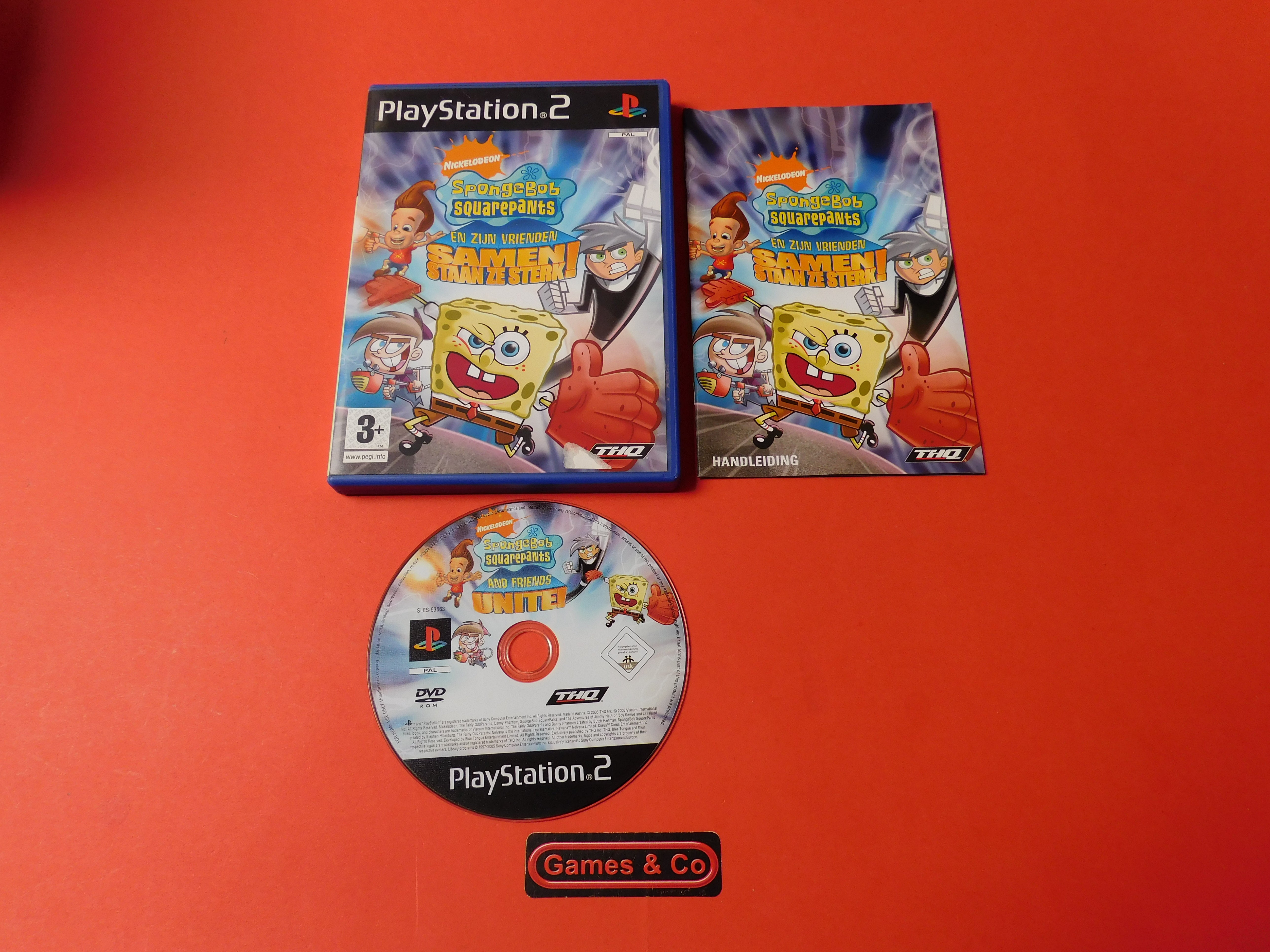 SPONGEBOB SQUAREPANTS EN ZIJN VRIENDEN: SAMEN STAAN ZE STERK! - PS 2