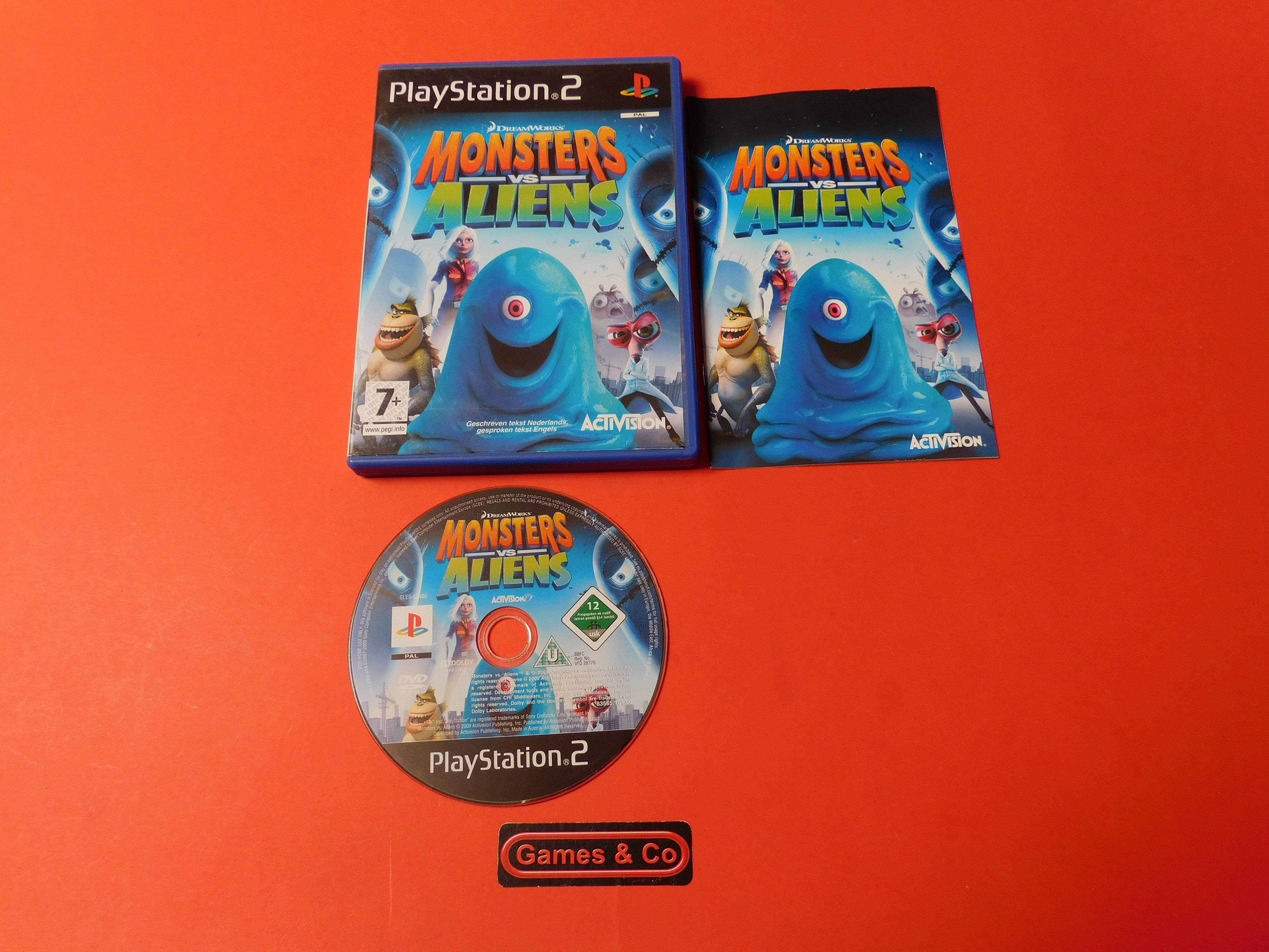 MONSTERS VS. ALIENS - PS 2