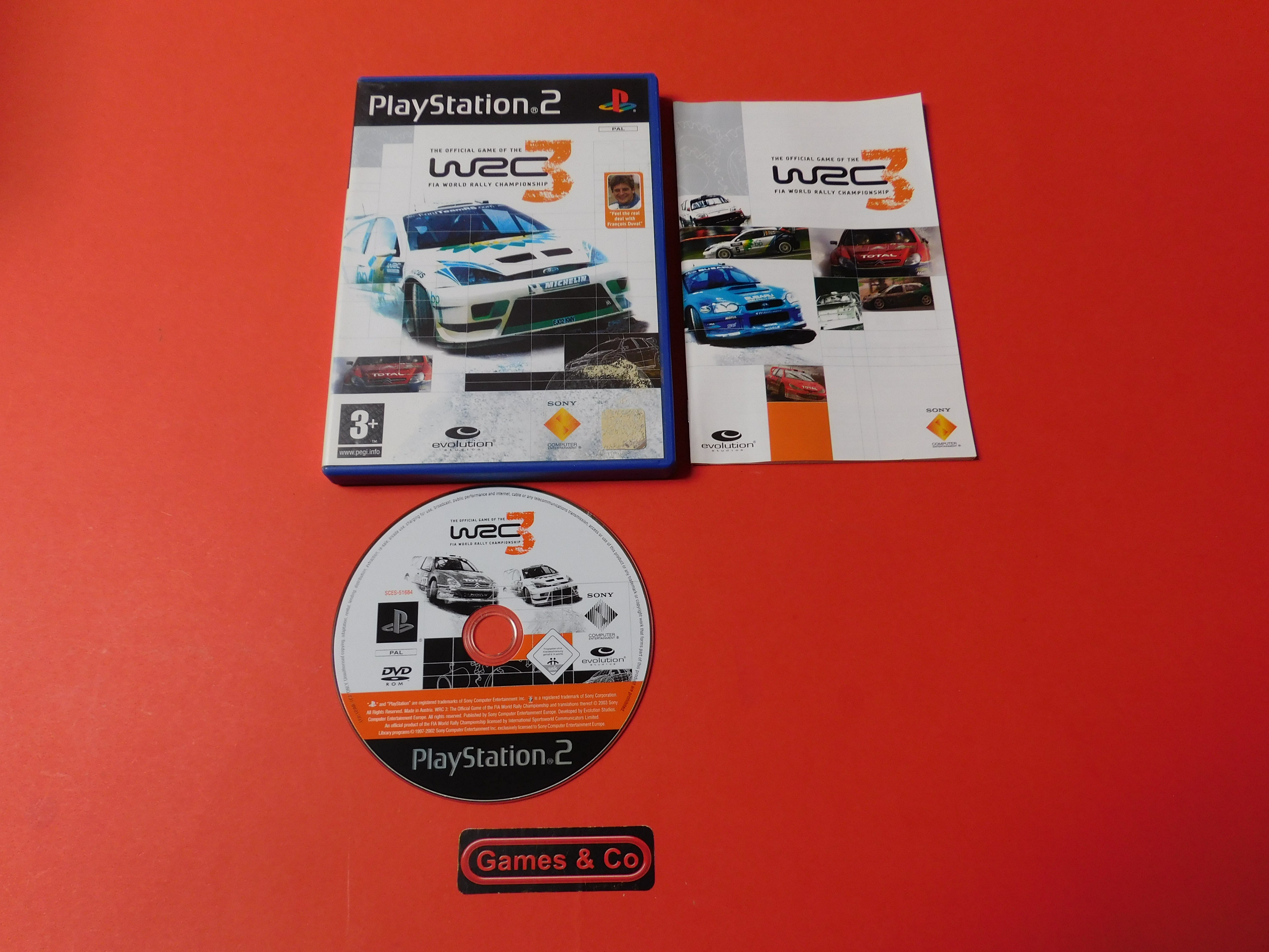 WRC: THE OFFICIAL GAME OF THE FIA WORLD RALLY CHAMPIONSHIP - PS 2