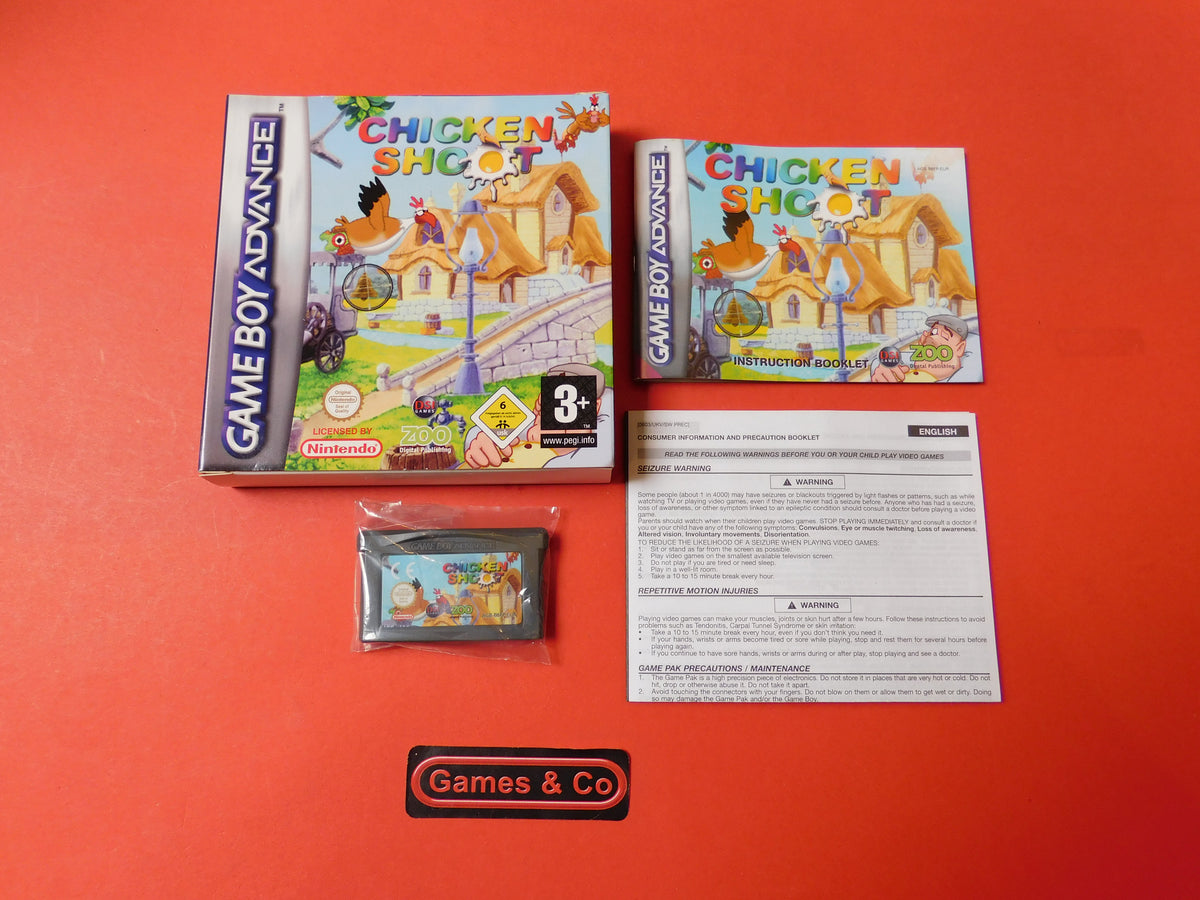 CHICKEN SHOOT - GAME BOY ADVANCE