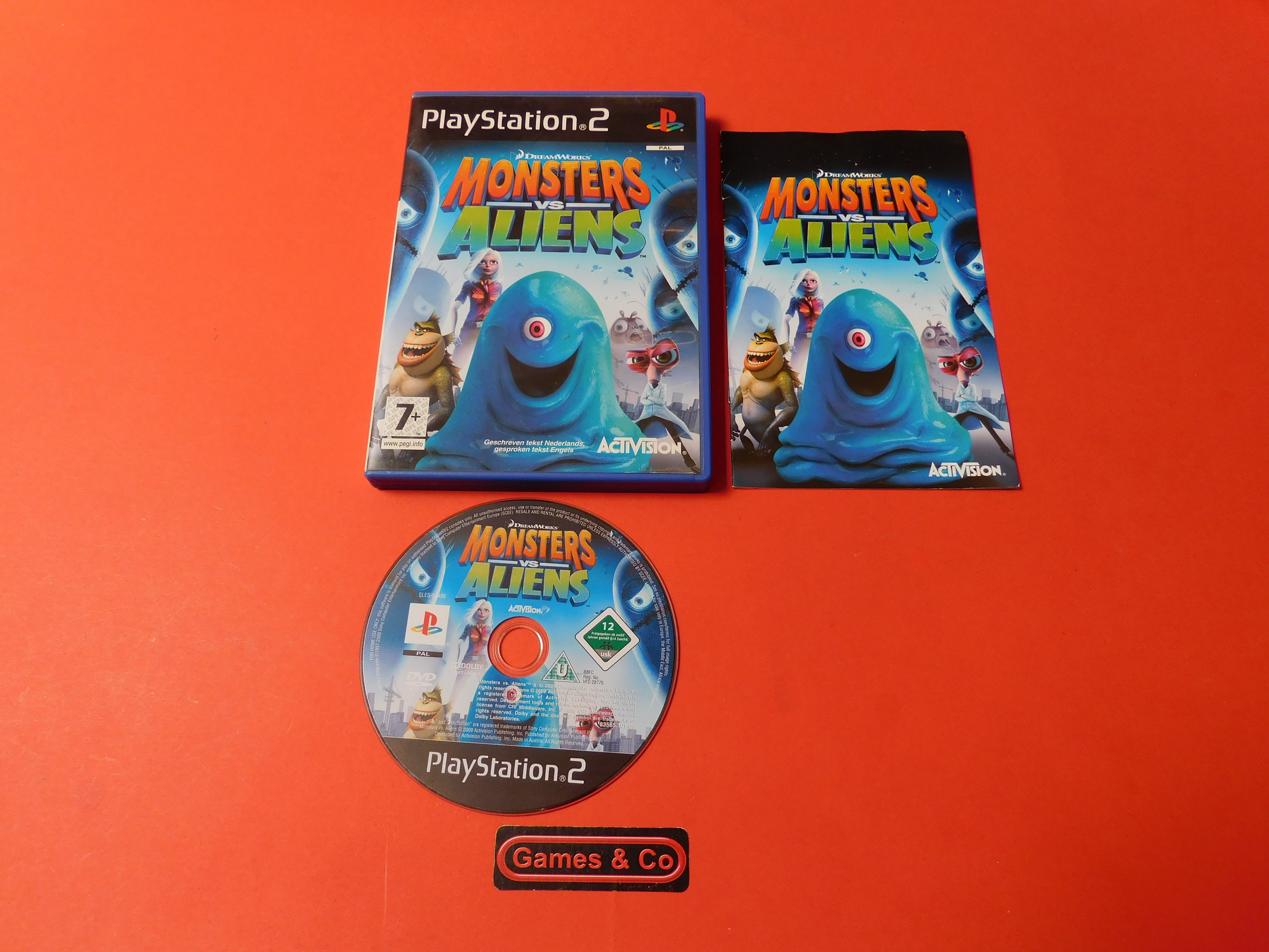 MONSTERS VS. ALIENS - PS 2