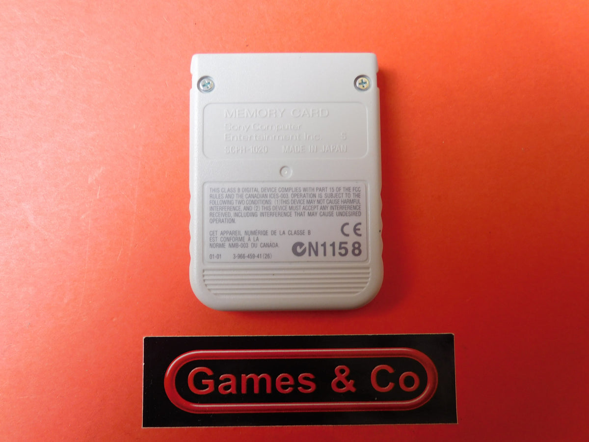 PLAYSTATION 1 MEMORY CARD - PS1