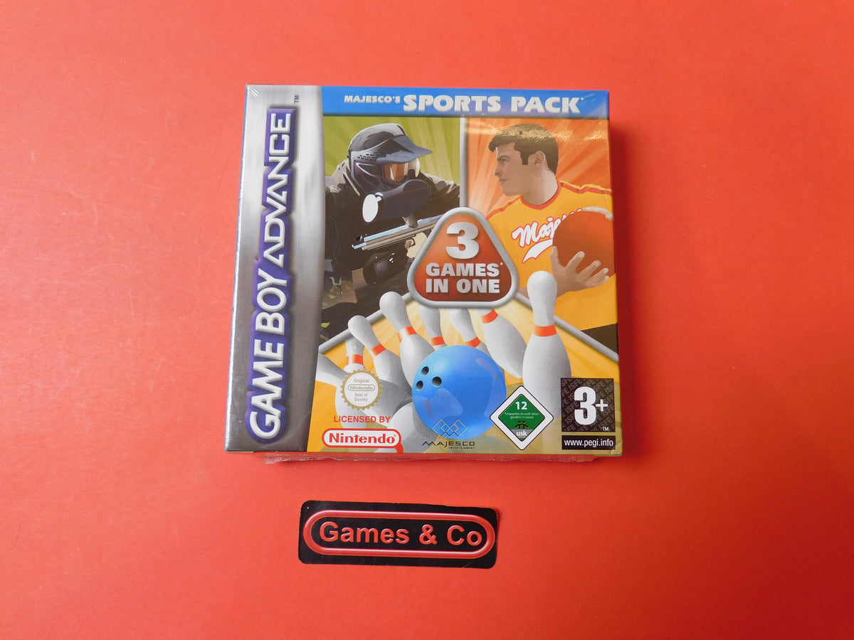 MAJESCO'S SPORTS PACK 3 GAMES IN ONE - GAME BOY ADVANCE